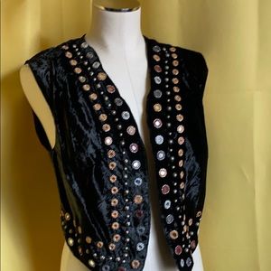 Double D ranch vest velvet